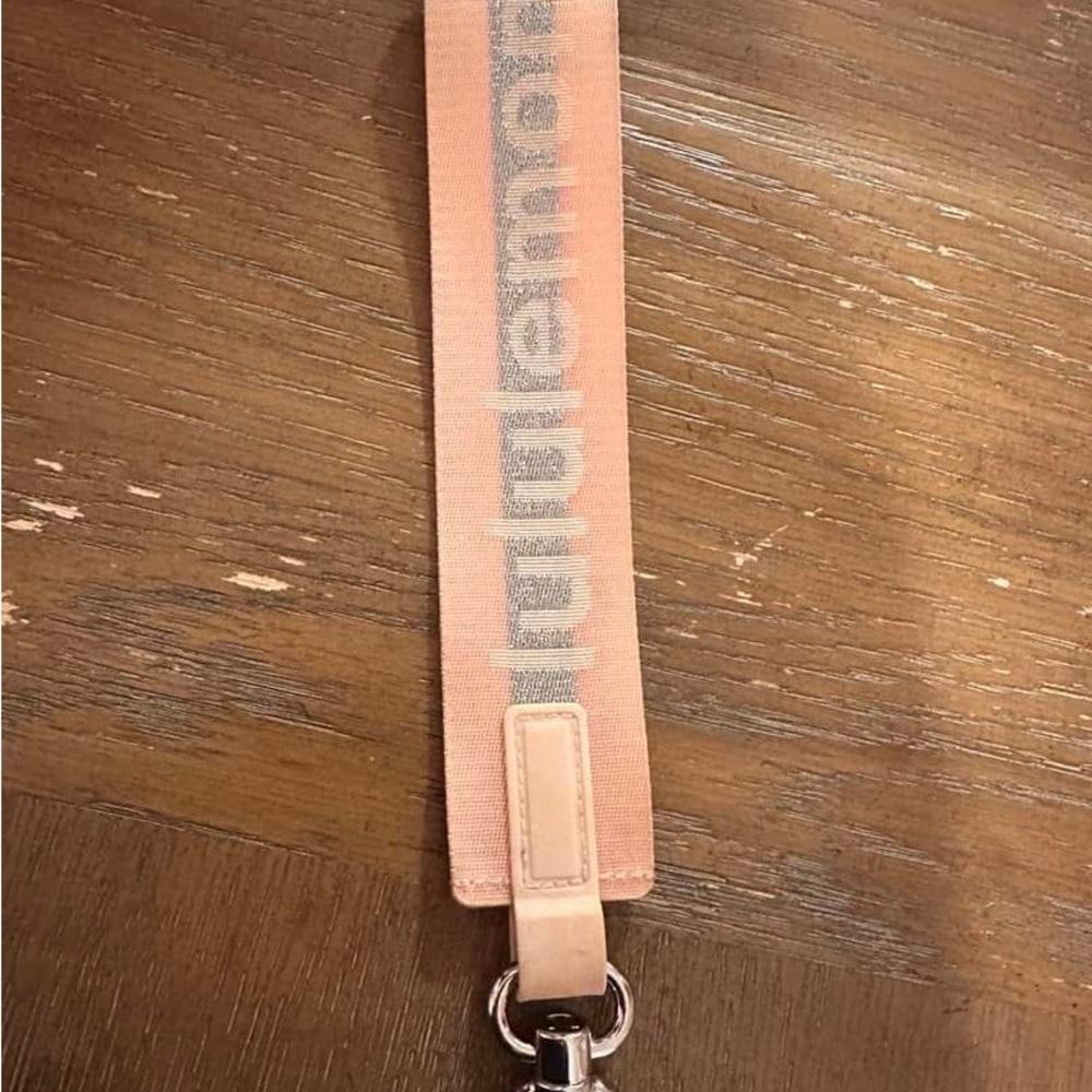 Lululemon Pink Keychain